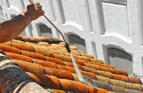 Nettoyage de toitures - Loué